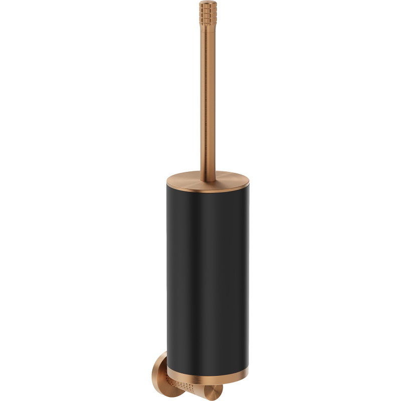 Mexen Triv Toilettenbürste, schwarz/gebürstetes Kupfer - 70A33071-65B
