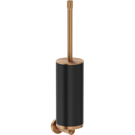 Mexen Triv Toilettenbürste, schwarz/gebürstetes Kupfer - 70A33071-65B