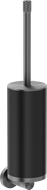Mexen Triv Toilettenbürste, schwarz/gun gray gebürstet - 70A33071-66B