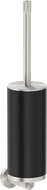 Mexen Triv Toilettenbürste, schwarz/gebürstetes Nickel - 70A33071-97B