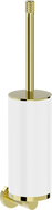 Mexen Triv Toilettenbürste, weiß/gold - 70A33071-50W