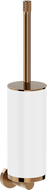 Mexen Triv Toilettenbürste, weiß/roségold - 70A33071-60W