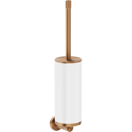Mexen Triv Toilettenbürste, weiß/gebürstetes Kupfer - 70A33071-65W