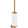 Mexen Triv Toilettenbürste, weiß/gebürstetes Kupfer - 70A33071-65W