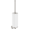 Mexen Triv Toilettenbürste, weiß/gebürstetes Nickel - 70A33071-97W