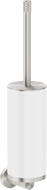 Mexen Triv Toilettenbürste, weiß/gebürstetes Nickel - 70A33071-97W