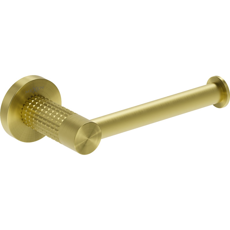 Mexen Triv Toilettenpapierhalter, gebürstetes Gold - 70A33025-55