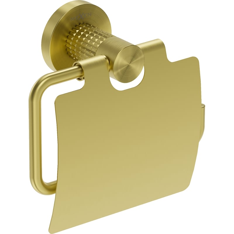 Mexen Triv Toilettenpapierhalter, gebürstetes Gold - 70A33021-55