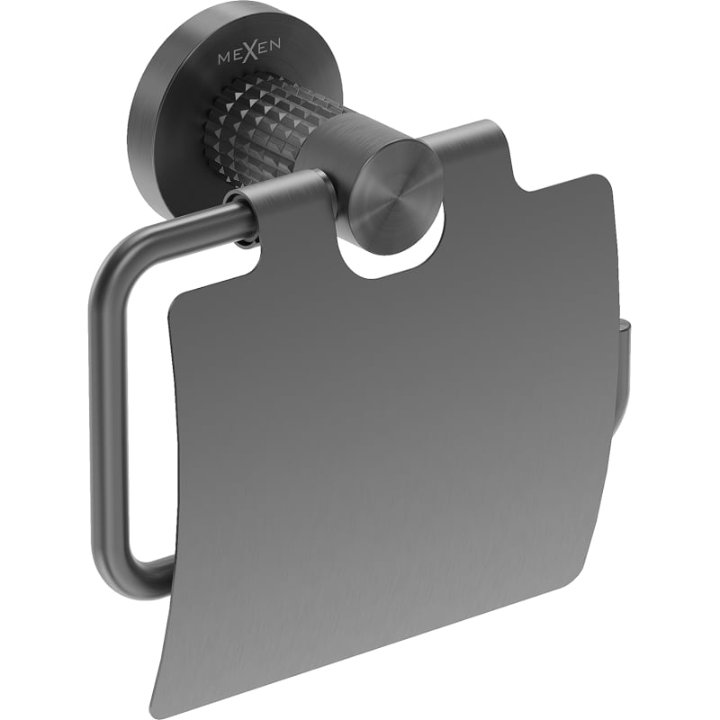 Mexen Triv Toilettenpapierhalter, gebürstetes Gun Gray - 70A33021-66