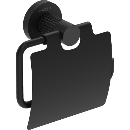 Mexen Triv Toilettenpapierhalter, schwarz - 70A33021-70