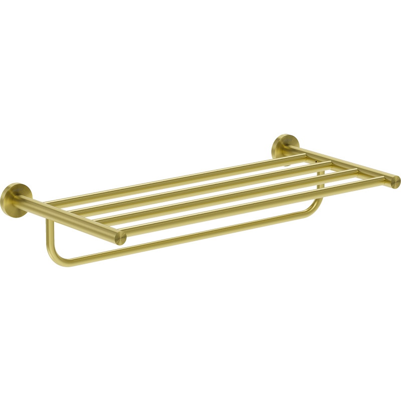 Mexen Ovio Handtuchablage, gebürstetes Gold - 70A19581-55