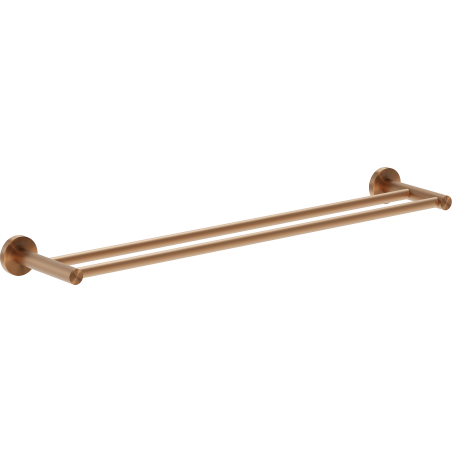 Mexen Ovio doppelter Handtuchhalter, gebürstetes Kupfer - 70A19547-65