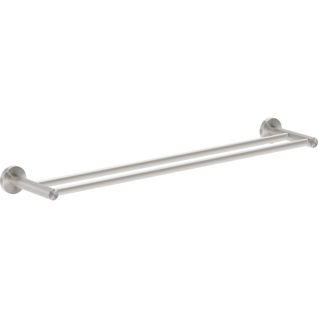 Mexen Ovio doppelter Handtuchhalter, gebürstetes Nickel - 70A19547-97