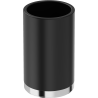 Mexen Triv stehender Zahnbürstenbecher, schwarz/chrom - 70A33053-00B