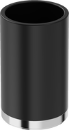 Mexen Triv stehender Zahnbürstenbecher, schwarz/chrom - 70A33053-00B