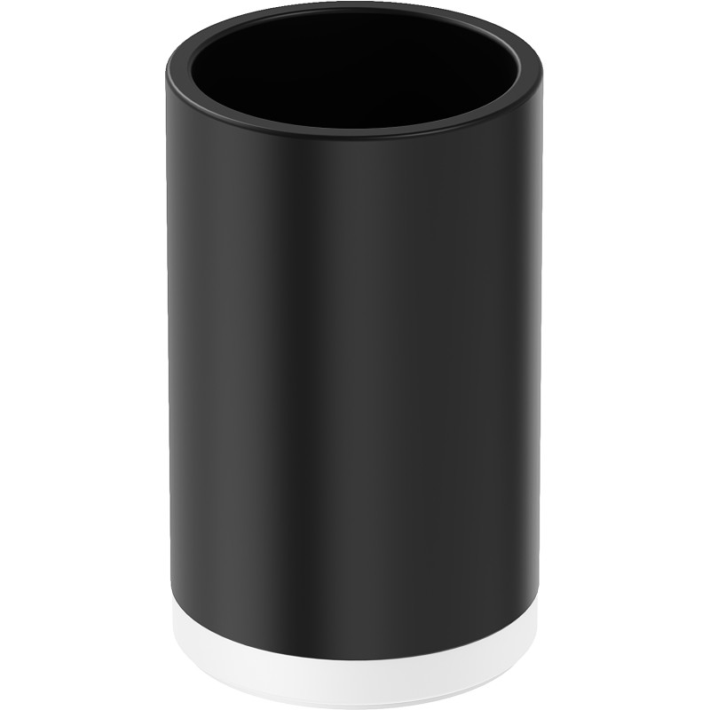 Mexen Triv stehender Zahnputzbecher, Schwarz/Weiß - 70A33053-20B