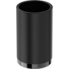 Mexen Triv stehender Zahnbürstenhalter, schwarz/schwarz Chrom - 70A33053-73B