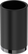 Mexen Triv stehender Zahnbürstenhalter, schwarz/schwarz Chrom - 70A33053-73B