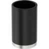 Mexen Triv stehender Zahnbürstenbecher, schwarz/gebürstetes Nickel - 70A33053-97B
