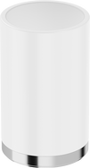 Mexen Triv stehender Zahnbürstenbecher, weiß/chrom - 70A33053-00W