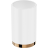 Mexen Triv stehender Zahnbürstenhalter, weiß/roségold - 70A33053-60W