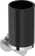 Mexen Triv Zahnputzbecher, Schwarz/Chrom - 70A33051-00B