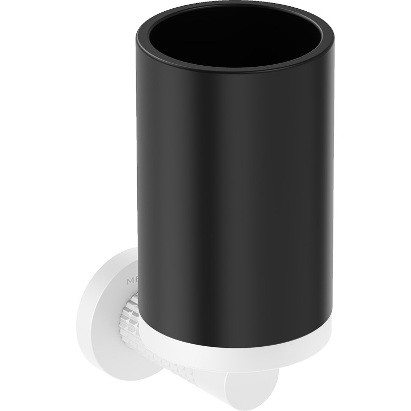Mexen Triv Zahnputzbecher, schwarz/weiß - 70A33051-20B