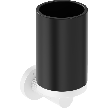 Mexen Triv Zahnputzbecher, schwarz/weiß - 70A33051-20B