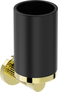 Mexen Triv Zahnbürstenhalter, schwarz/gold - 70A33051-50B