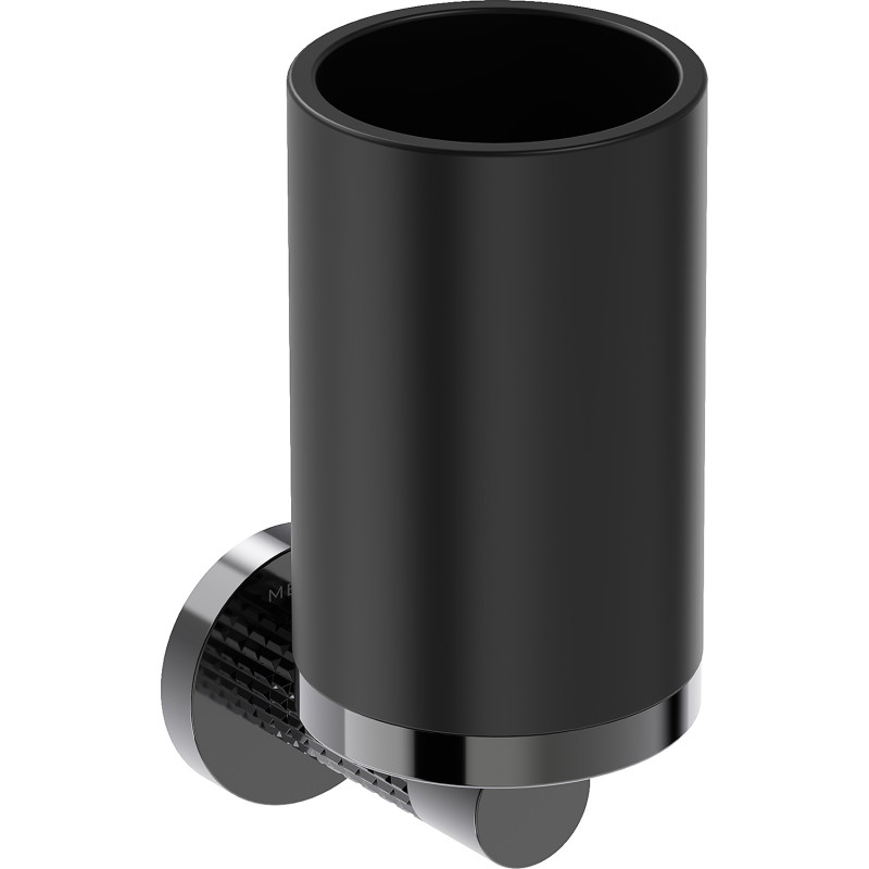 Mexen Triv Zahnbürstenhalter, schwarz/Black Chrome - 70A33051-73B