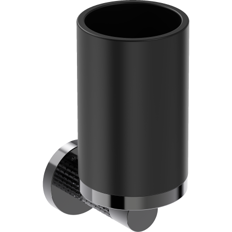 Mexen Triv Zahnbürstenhalter, schwarz/Black Chrome - 70A33051-73B