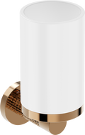 Mexen Triv Zahnputzbecher, weiß/roségold - 70A33051-60W