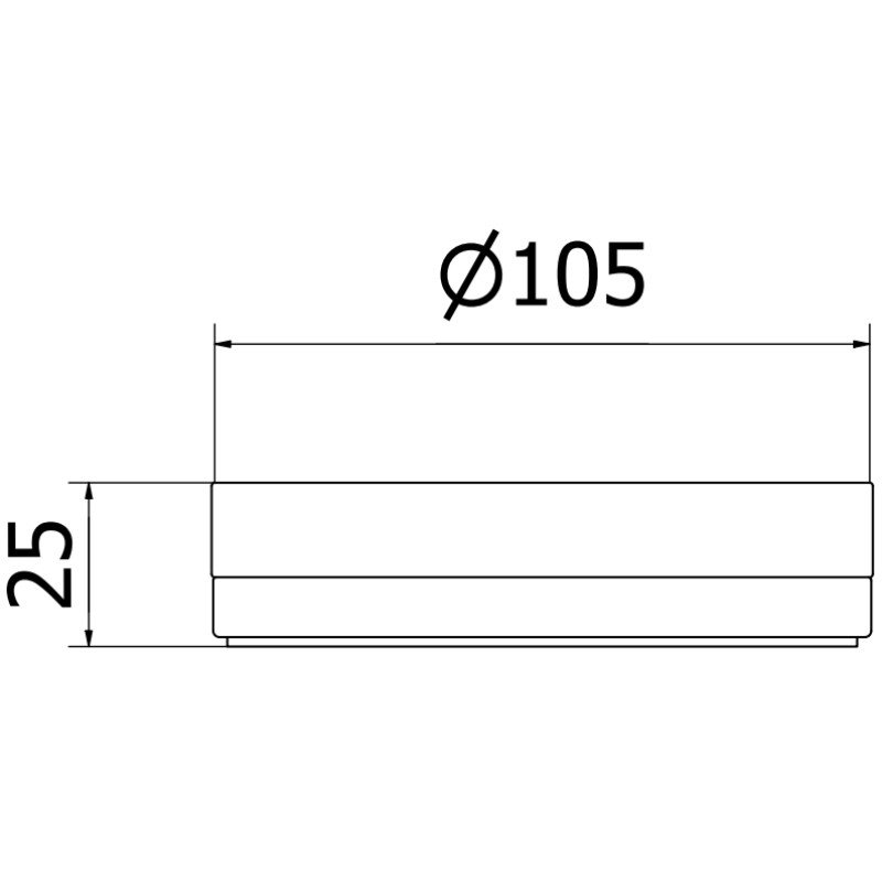 Mexen Triv stehende Seifenschale, schwarz/weiß - 70A33057-20B