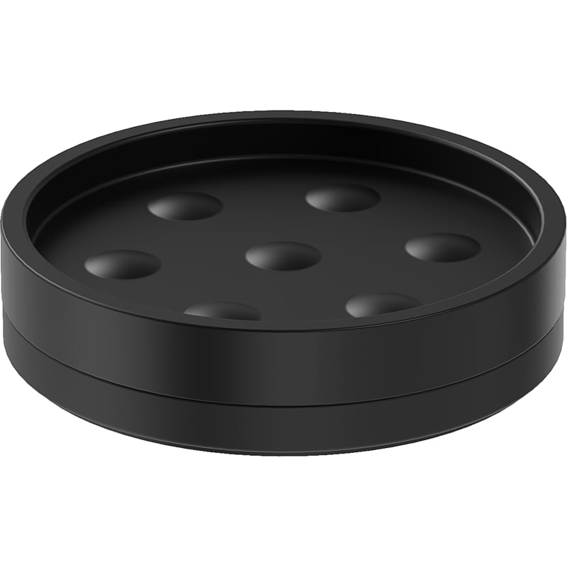 Mexen Triv stehende Seifenschale, schwarz - 70A33057-70B
