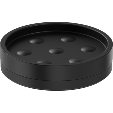 Mexen Triv stehende Seifenschale, schwarz - 70A33057-70B
