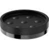 Mexen Triv stehende Seifenschale, schwarz/schwarzes Chrom - 70A33057-73B