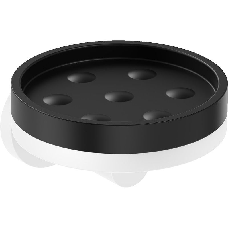Mexen Triv Seifenschale, schwarz/weiß - 70A33055-20B