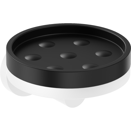 Mexen Triv Seifenschale, schwarz/weiß - 70A33055-20B