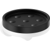 Mexen Triv Seifenschale, schwarz/weiß - 70A33055-20B