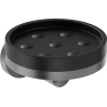 Mexen Triv Seifenschale, schwarz/gun gray gebürstet - 70A33055-66B