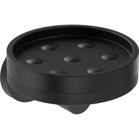 Mexen Triv Seifenschale, schwarz - 70A33055-70B