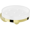 Mexen Triv Seifenschale, Weiß/Gold - 70A33055-50W