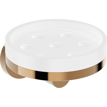 Mexen Triv Seifenschale, Weiß/Roségold - 70A33055-60W