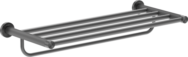 Mexen Triv Handtuchablage, gebürstetes Gun Gray - 70A33081-66