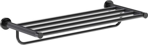Mexen Triv Handtuchhalter, schwarzes Chrom - 70A33081-73