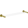 Mexen Triv hängendes Glasregal, gebürstetes Gold - 70A33061-55