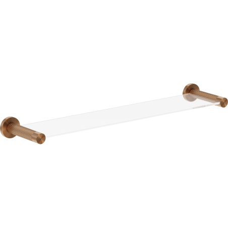 Mexen Triv hängendes Glasregal, gebürstetes Kupfer - 70A33061-65