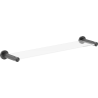 Mexen Triv hängendes Glasregal, gun gray gebürstet - 70A33061-66