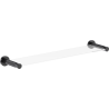 Mexen Triv hängendes Glasregal, Black Chrome - 70A33061-73