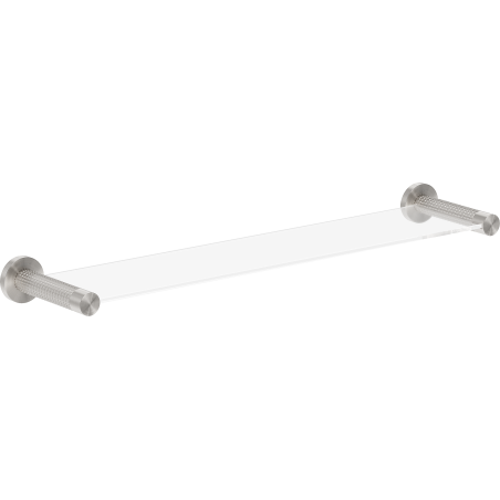 Mexen Triv hängendes Glasregal, gebürsteter Nickel - 70A33061-97